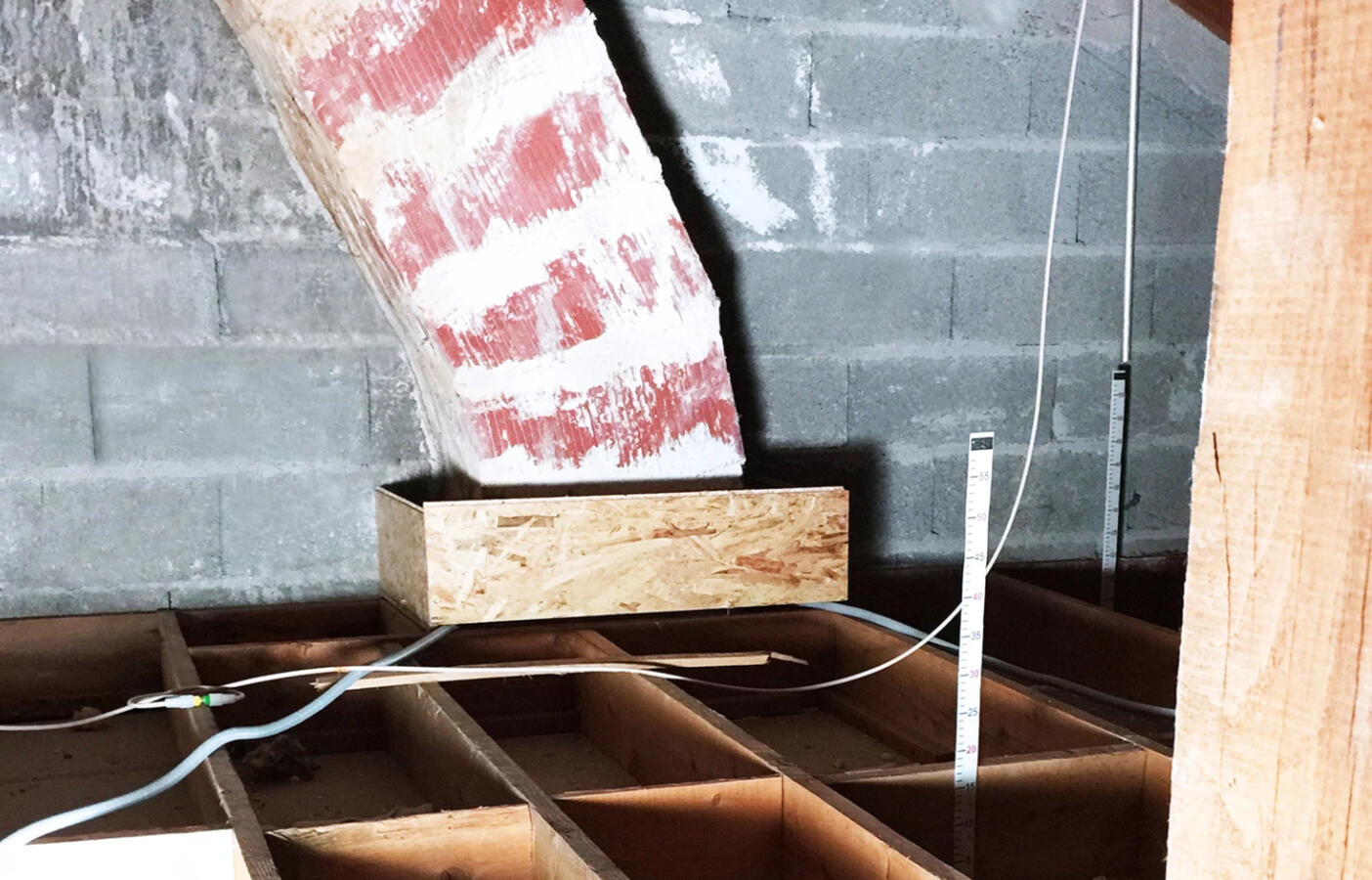 Ecart au feu avant soufflage